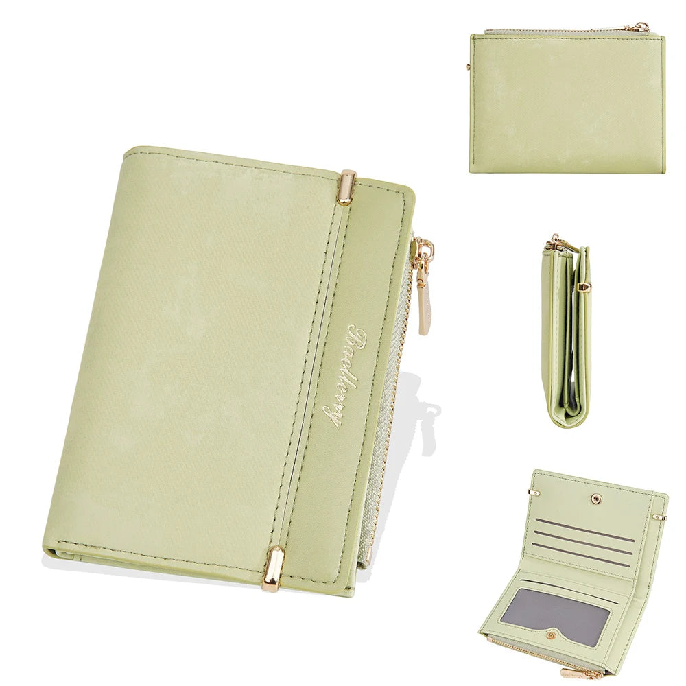 Luxury Ins Fashion Wallet for Women, Baellerry Slim Short Purse with Multi Card Slots, RFID Protection Gift