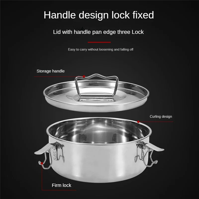Hemasa Flan Pan Mold, Stainless Steel Flan Mold with Lid - Flan Maker for 6 Quart Pot