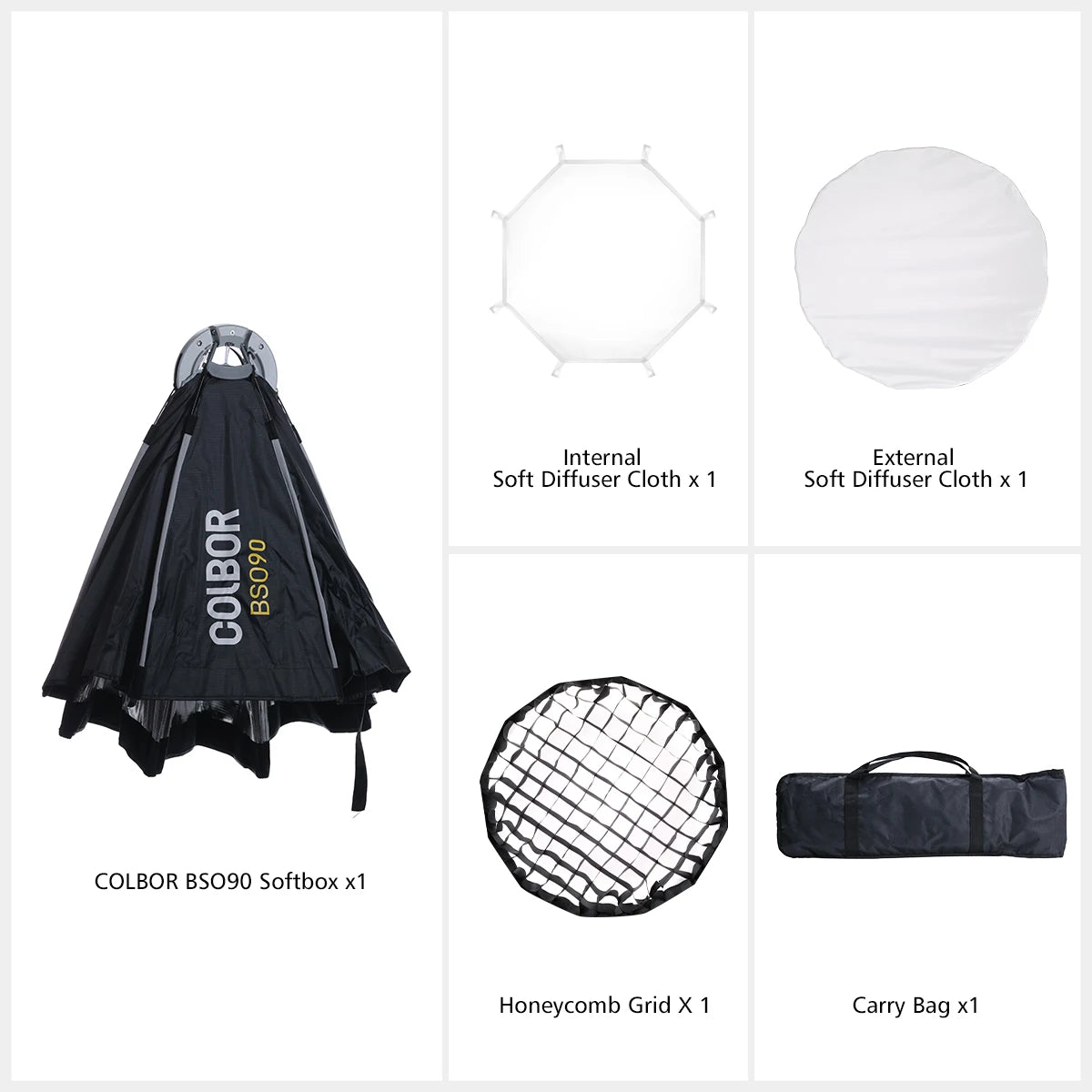 Tejesa  Softbox Umbrella Light Box Speedlite Flash Light Photography Studio Accessories 45cm 65cm 90cm for CL60 CL100X Wonder w60