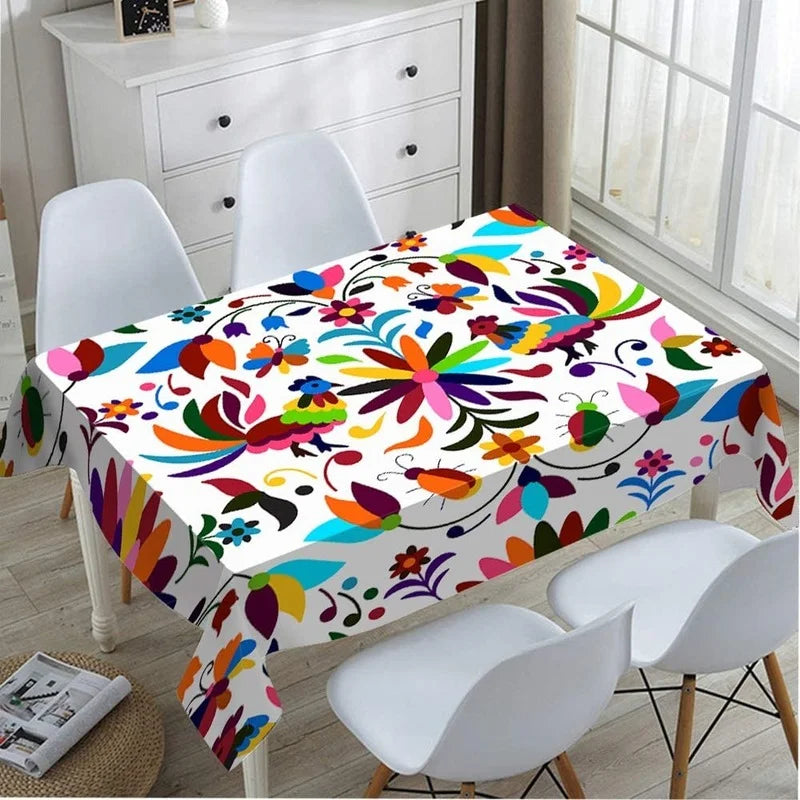 Hemasa Creative Flower Tablecloth/ Bohemian Table Cloth