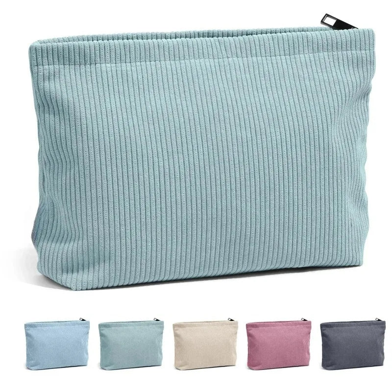 Hemasa  Cosmetic Bag Portable Makeup Storage Bag Purses Women Large Capacity Zipper Make Up Organizer Storage Clutch