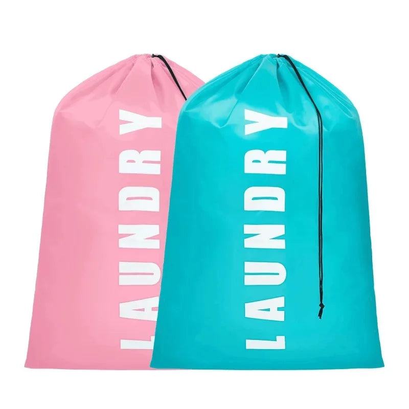 2 Pack XL Laundry Bag, Machine Washable Dirty Clothes Organizer, Large Enough to Hold 4 Loads of Laundry