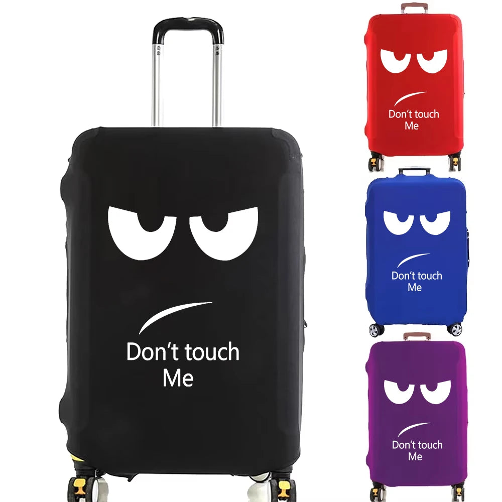Tejesa Don’t Touch Me Printing  Luggage Cover /Travel Suitcase Protective Cover /Elasticity Dust Covers Suitable for 18-32 Inch Suitcases
