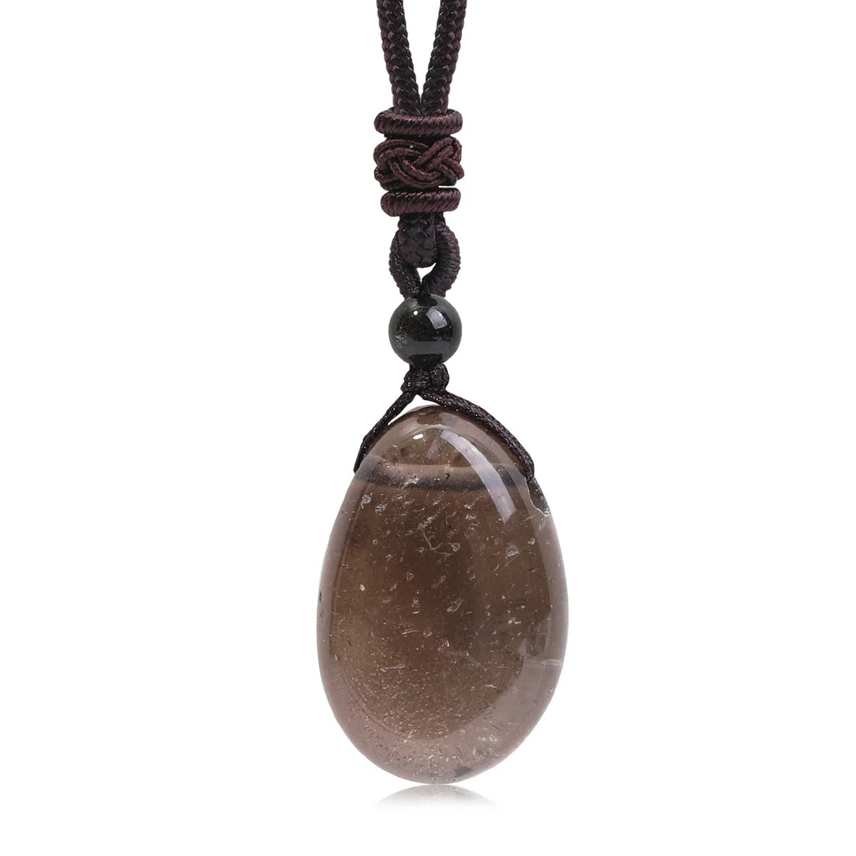 Hemasa Natural Gemstone Amethyst Rose Quartz Clear Quartz Necklace Pendants For Men And Women Health Wealth jewelry