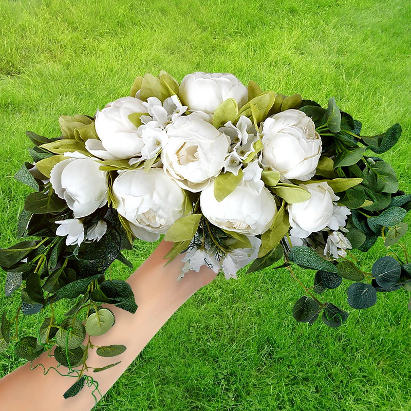 Peony Artificial Flowers Wedding decoration Arch DIY Home Decoration Flower Wall Arrangement Wreath Threshold Deco