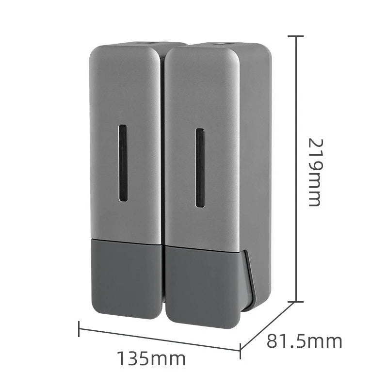 Tejesa 250ml wall hanging free punching manual bathroom soap dispenser hand soap shampoo hotel Hotel Shampoo Shower soap dispenser