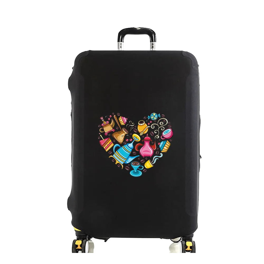 Tejesa Luggage Elastic Dust Cover/ 18-30 inch Suitcase Covers/ Baggage Protective Case printing Trolley cover