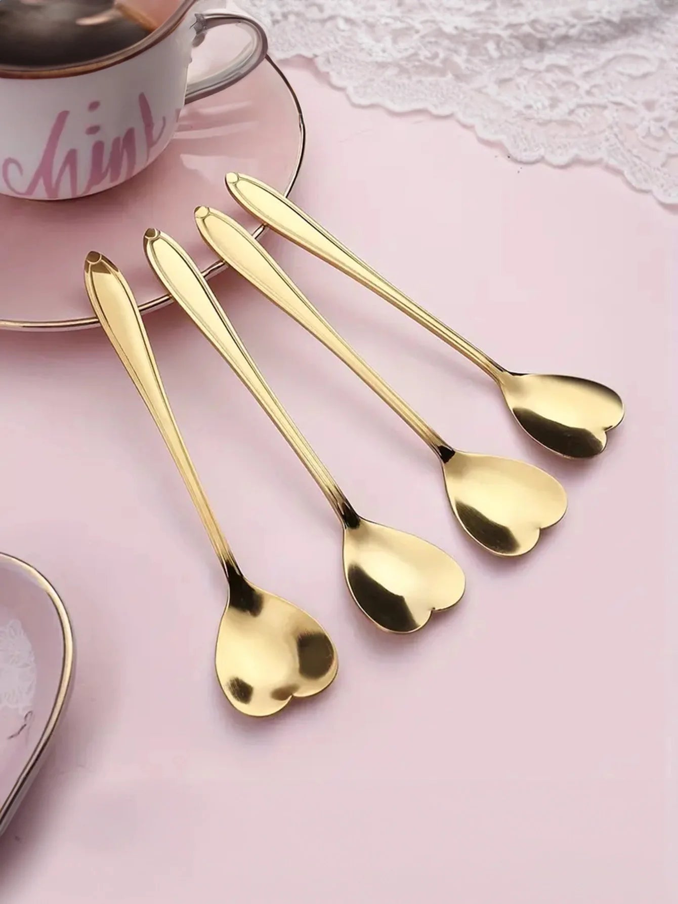 Hemasa 12  Pcs Coffee spoon / dessert spoon/ delicate cup, small spoon, seasoning, milk stirring stick, stainless steel mixing spoon