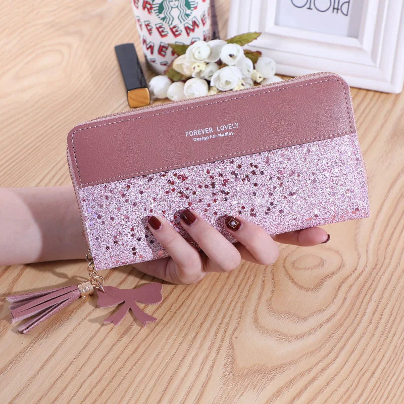 Large Capacity Simple Long Ladies Wallet Multiple Card Slots Fashionable Mobile Phone Bag Coin Purse Urban Style