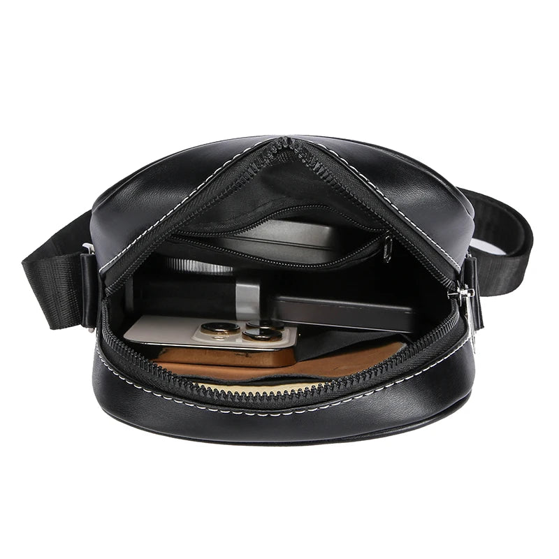 Tejesa Soft PU Leather Male Small Shoulder Bag /Men's Handbag