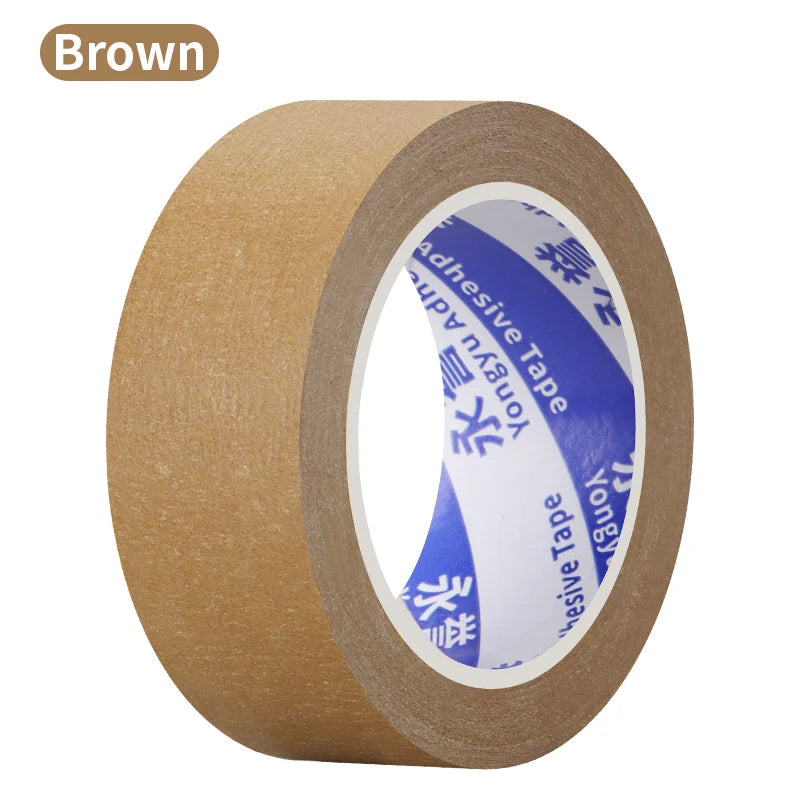 10/50m Color Masking Tape Black Decoration Masking Spray Paint Traceless Student Office Art Painting Sticker