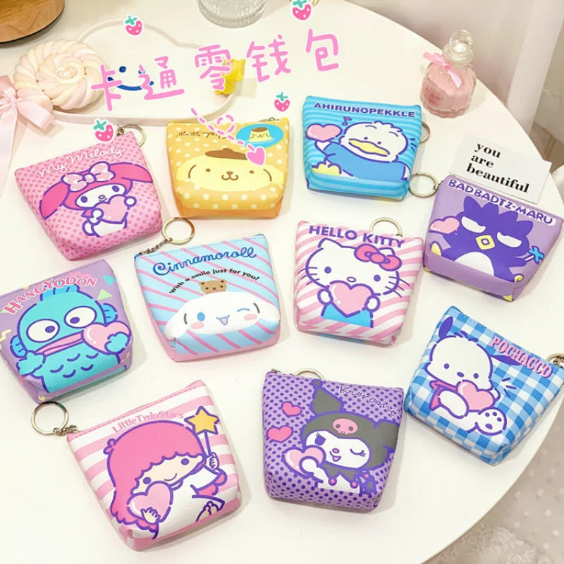 Hemasa Hello Kitty Cute Coin Purses /Girls cute wallet/ Keychains Case