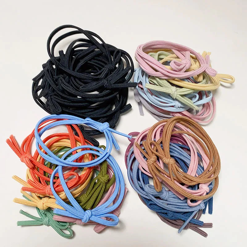 Tejesa 12PCS Women Hair Scrunchies Elastic Hair Rubber Bands/ Ponytail Hair Holders Headbands