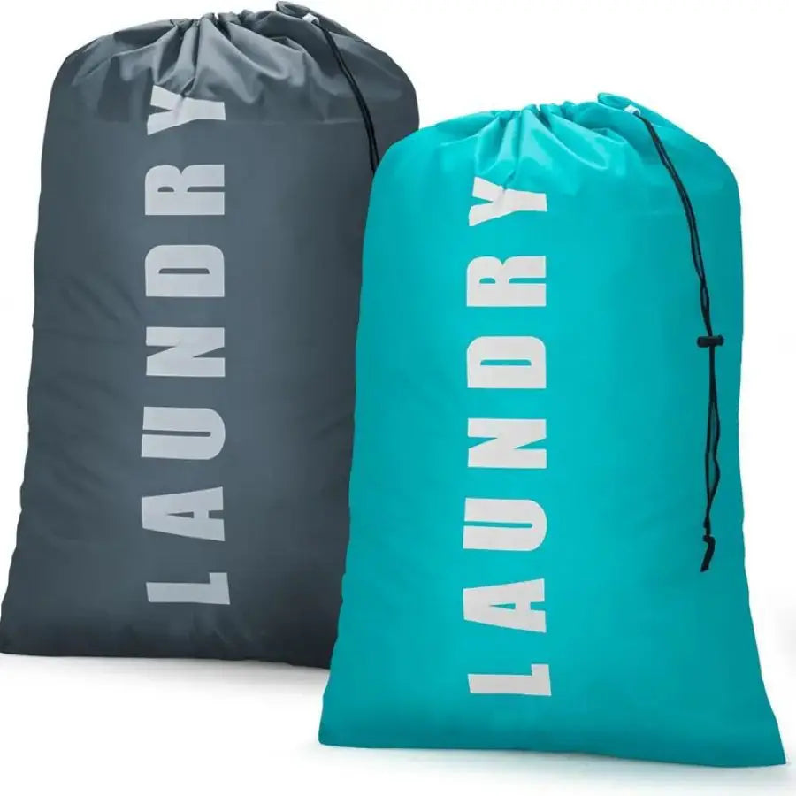 2 Pack XL Laundry Bag, Machine Washable Dirty Clothes Organizer, Large Enough to Hold 4 Loads of Laundry