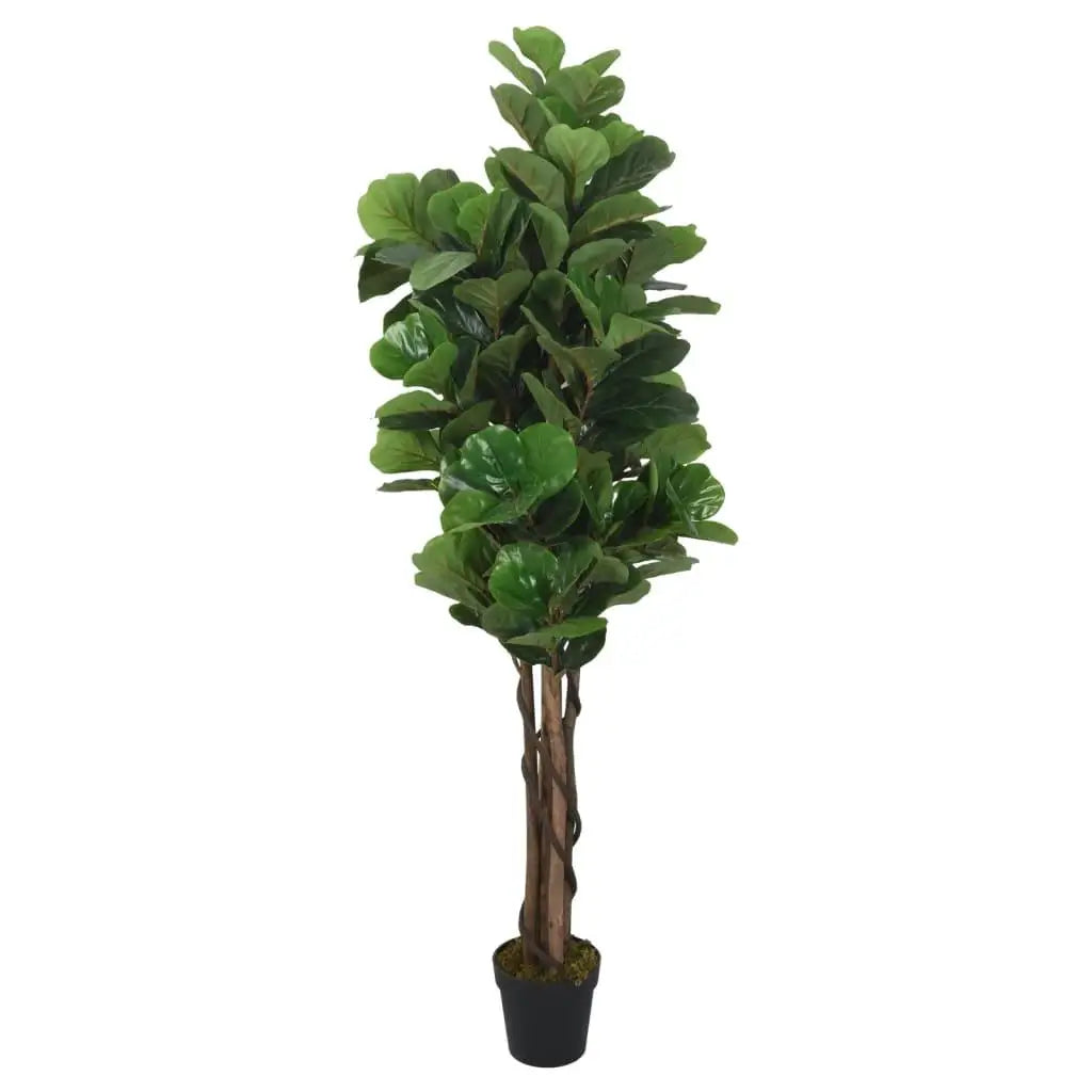 180cm Artificial Fiddle Leaf Fig Tree - 232 Realistic Green Leaves for Home Decor