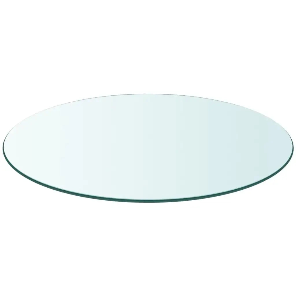 700mm Round Tempered Glass Table Top - Elegant & Durable Surface for Home & Office