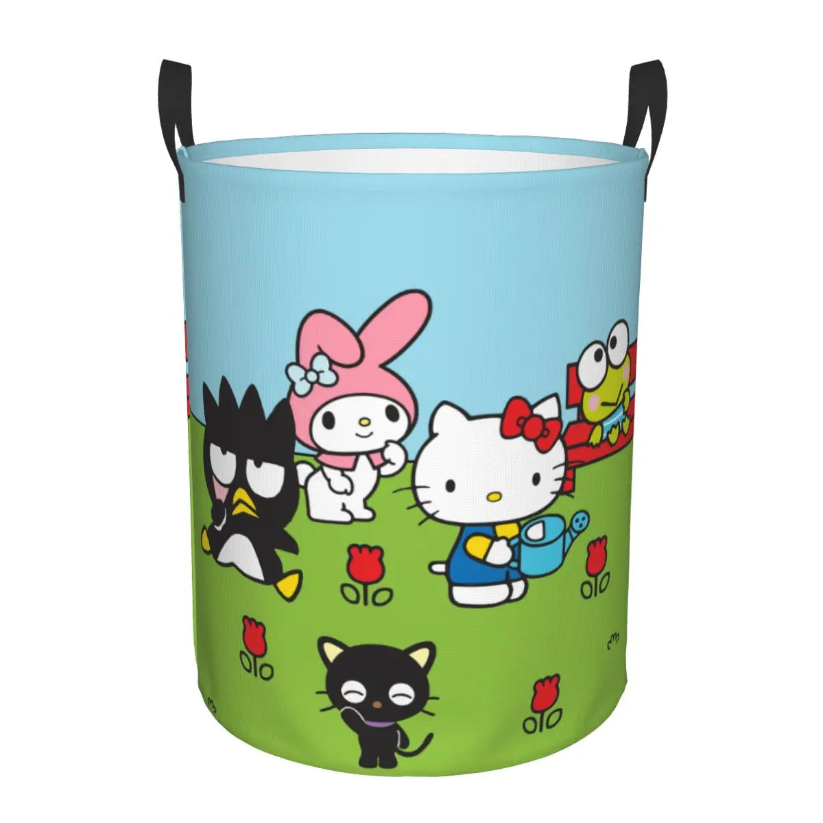 Tejesa Laundry Basket Foldable Large Capacity Clothes Storage Bin Big -eyed Frog Anime Baby Hamper