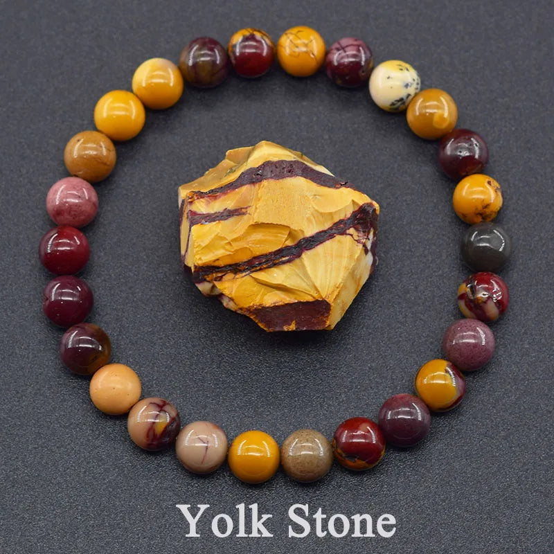 Natural Lemon Jade Bracelets Natural Yellow Stone Beads Bracelet for Men Women Geniune Ice Lemon Gem Elastic Jewelry Lover Gift