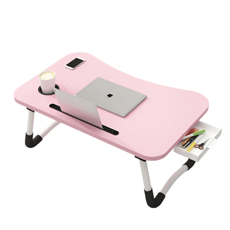 New Folding Laptop Desk for Bed & Sofa Laptop Portable Lap Desk Bed Tray Table Desk  for Study and Reading Bed Top Tray Table