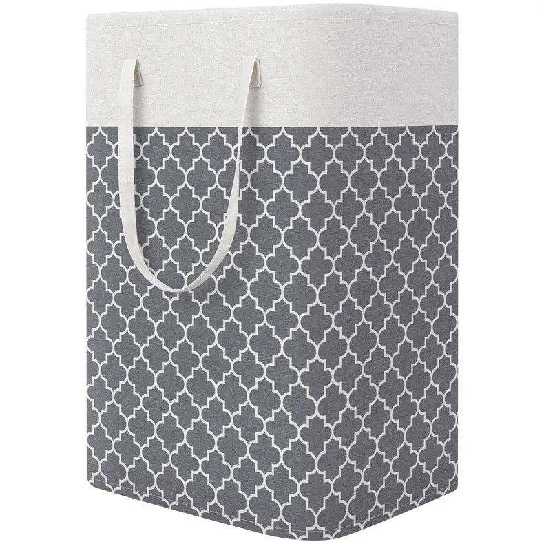 Tejesa Waterproof Fabric  for Simple Clothes Storage Box Foldable Bag Large Capacity Laundry Basket