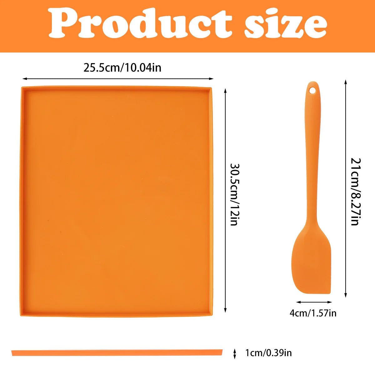 6PCS Silicone Dehydrator Sheets Dehydrator Mats with Edge Non-stick Baking Tray for Fruits Meat Vegetables Kitchen Accessories
