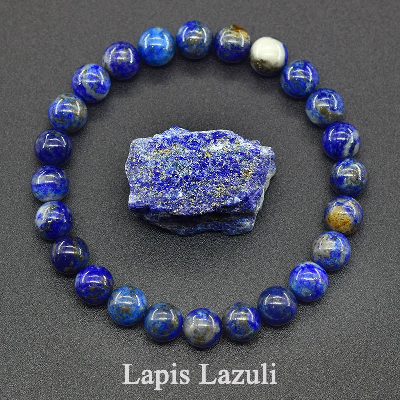 Natural Lemon Jade Bracelets Natural Yellow Stone Beads Bracelet for Men Women Geniune Ice Lemon Gem Elastic Jewelry Lover Gift