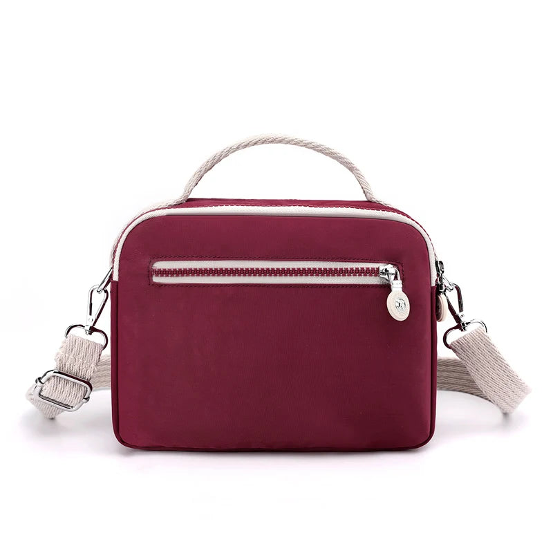 Tejesa  Double Layers Women Small Handbag  / Female Shoulder Bag Multi pockets Gilrs Shopping Messenger Bag