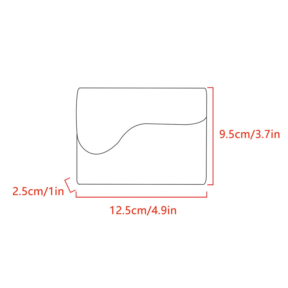 Hemasa Short Folding Wallet Card Holder 2-in-1 Compact Coin Purse/ Calfskin Multi-Card Wallet
