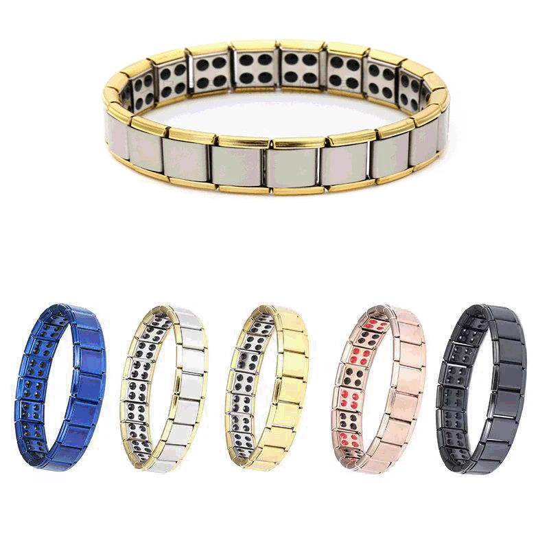 Hemasa  Stainless Steel Elastic Magnetic Bracelets For Women