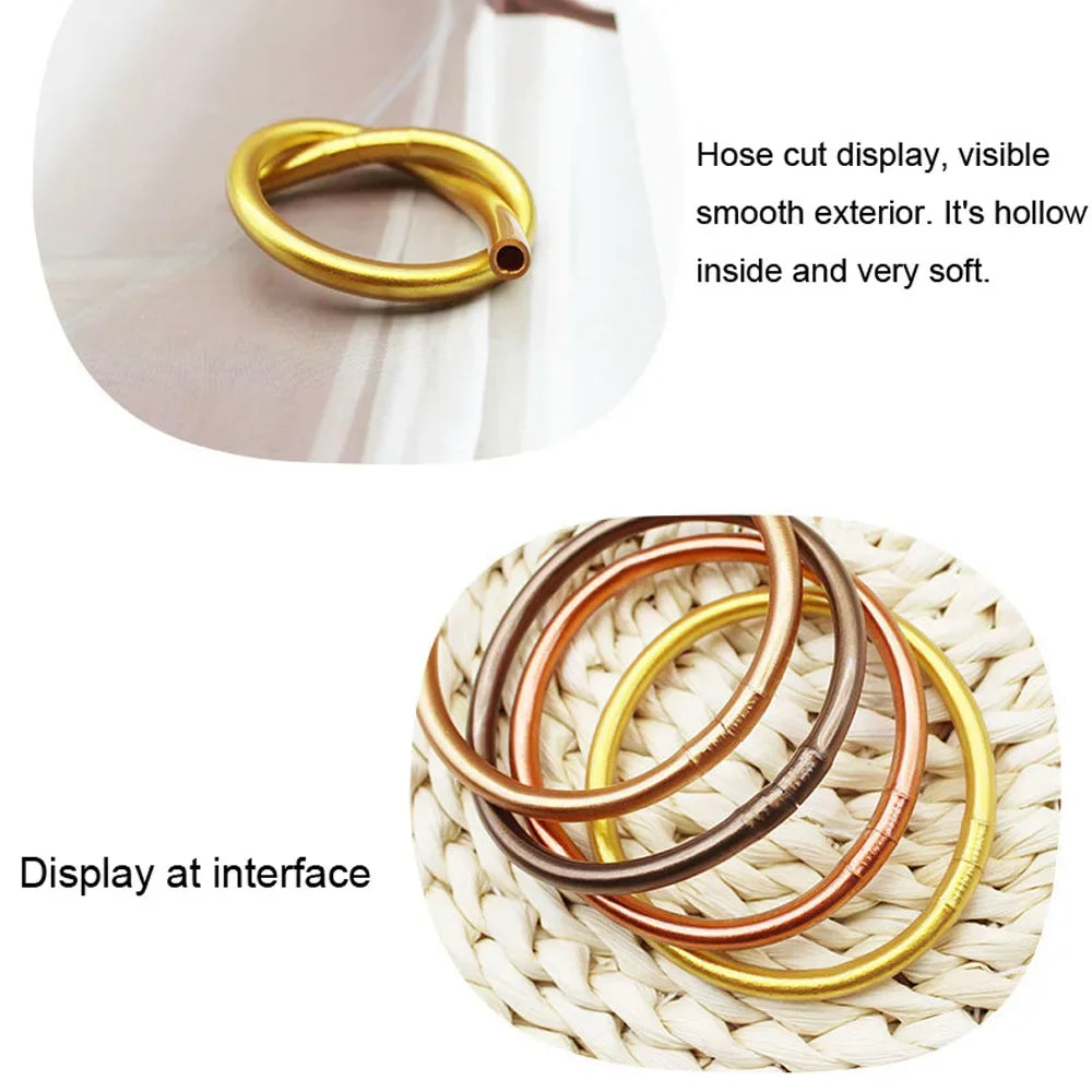 Tejesa 9pcs/set Mix Gold Bowknot Jelly Bangle Tibetan Buddha Girl Bracelet Color Mantra Buddhist Bracelet Friendship Bracelet For Women