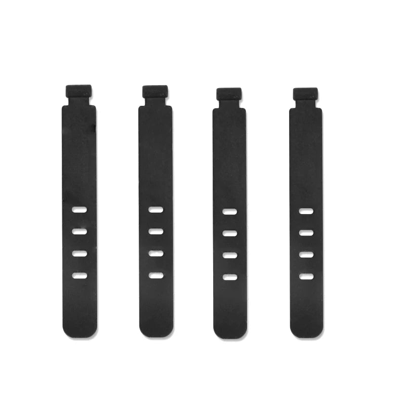 Tejesa 20/12 Pcs  Cable Ties Cord Organizer Management Silicone Wire Holder Straps Zip Clips Reusable Tie Wraps Keeperwinder Rubber