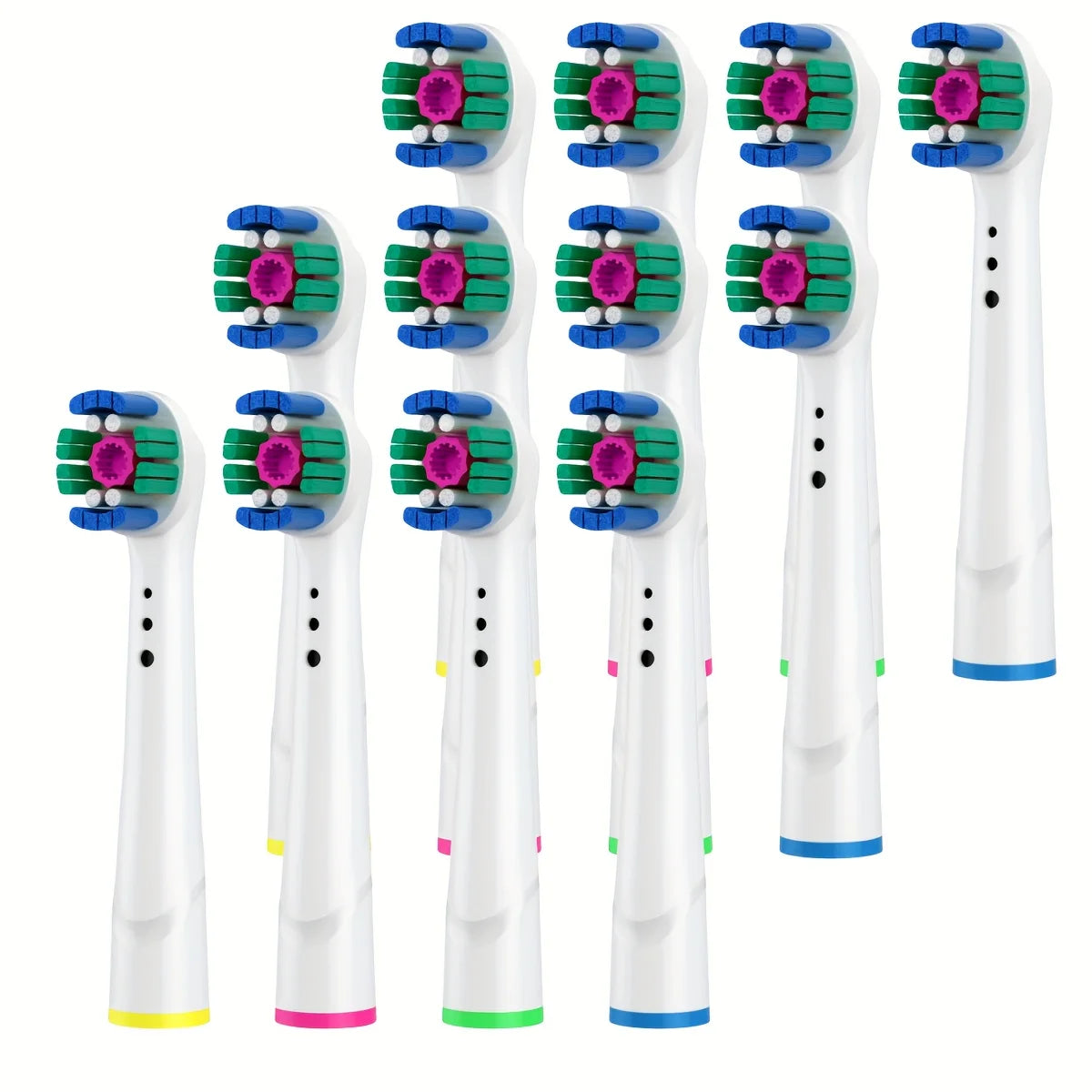 Hemasa 4/12/16Pcs Replacement Toothbrush Heads Compatible with   Electric Toothbrush Heads Brush Heads