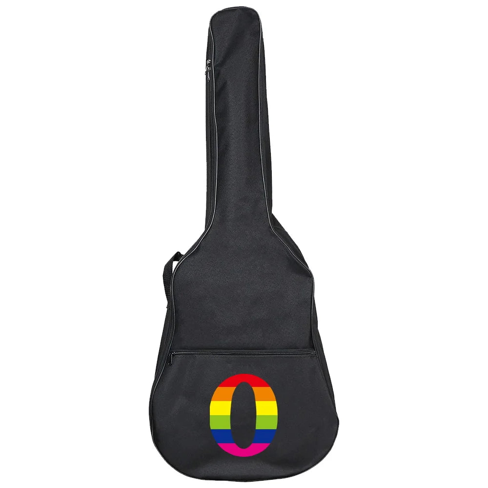 Tejesa Guitar Bag 31-41 Inch Guitar Case Printing Rainbow Series / Guitar Cover /Waterproof Backpack Oxford Fabric