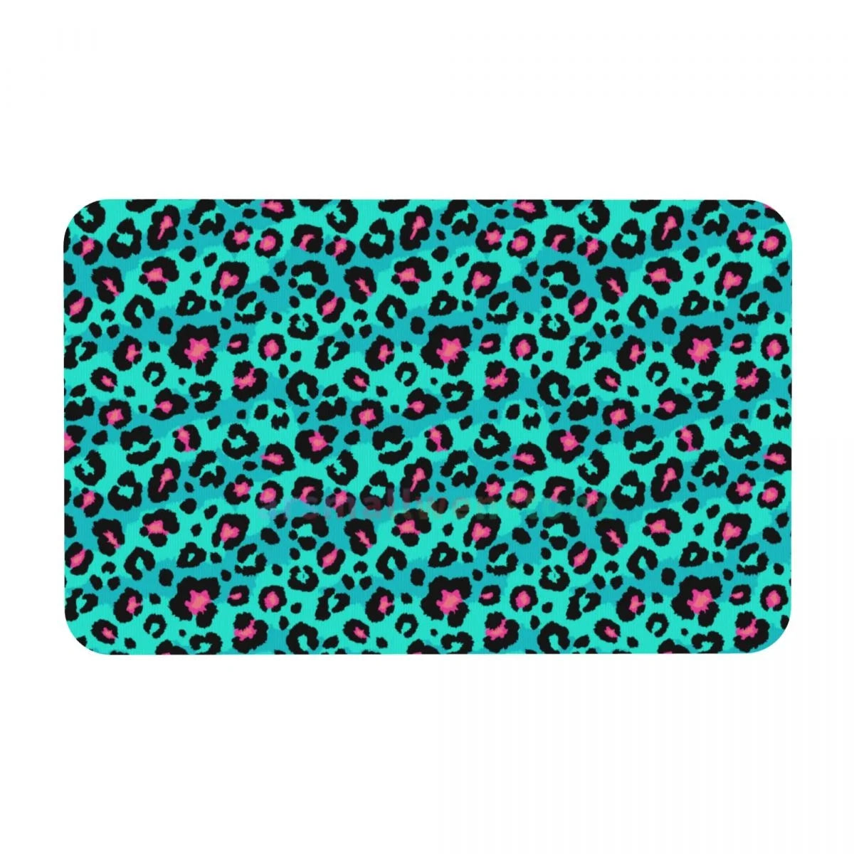 Leopard Print Diatom mud cushion absorbent quick drying mat bathroom door mat toilet diatomaceous earth non-slip foot mat