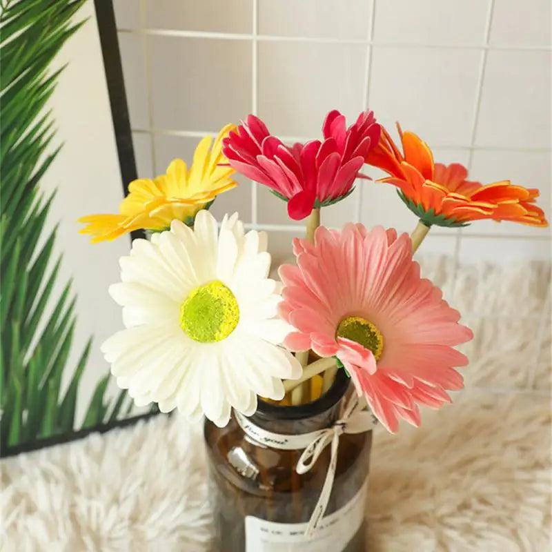 Hemasa 4 Head Artificial Flowers Bouquet Poppy Flowers For Home Decor Garden Party Wedding Decoration Diy Accessories