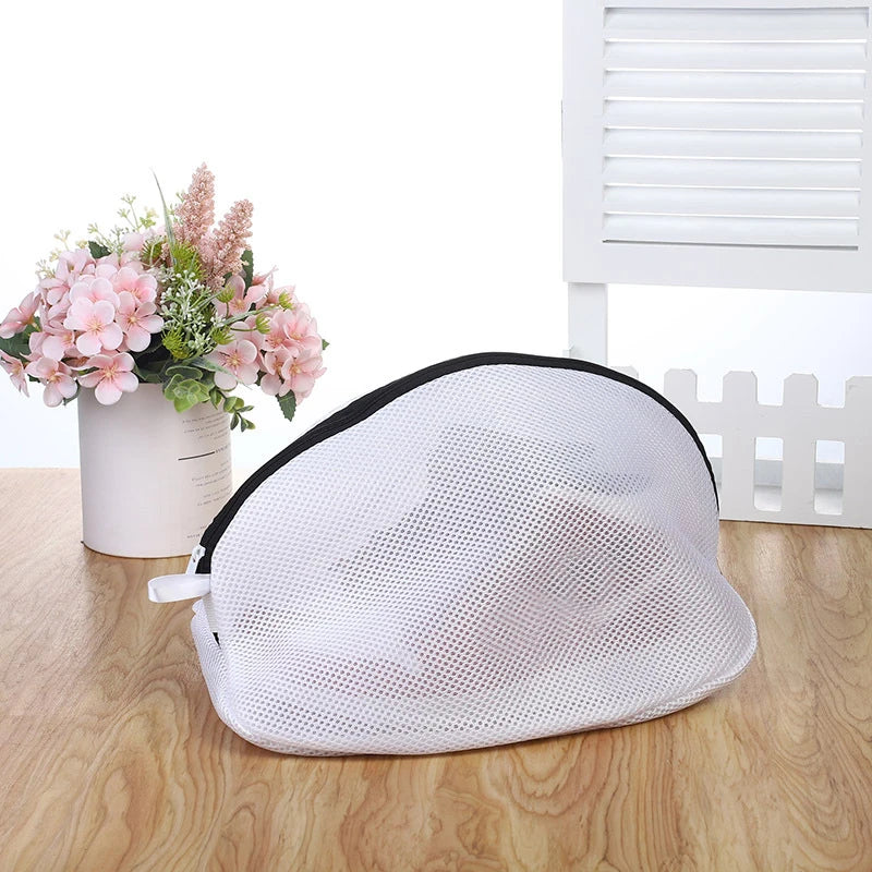 Hemasa 2pcs  Anti-deformation Mesh Laundry Bag Washing Machine Shoes Bag Travel Shoe Storage Bags Protective Clothes Storage Box Organizer