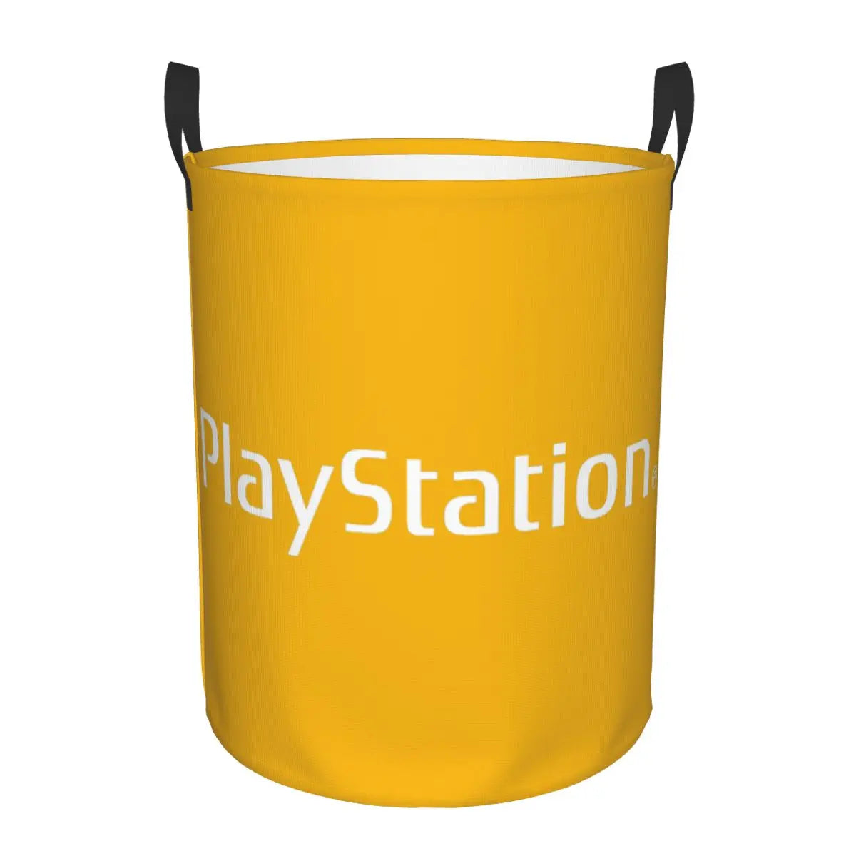 Customized Playstations Buttons Laundry Basket Collapsible Game Gamer Gift Clothes Toy Hamper Storage Bin for Kids Nursery