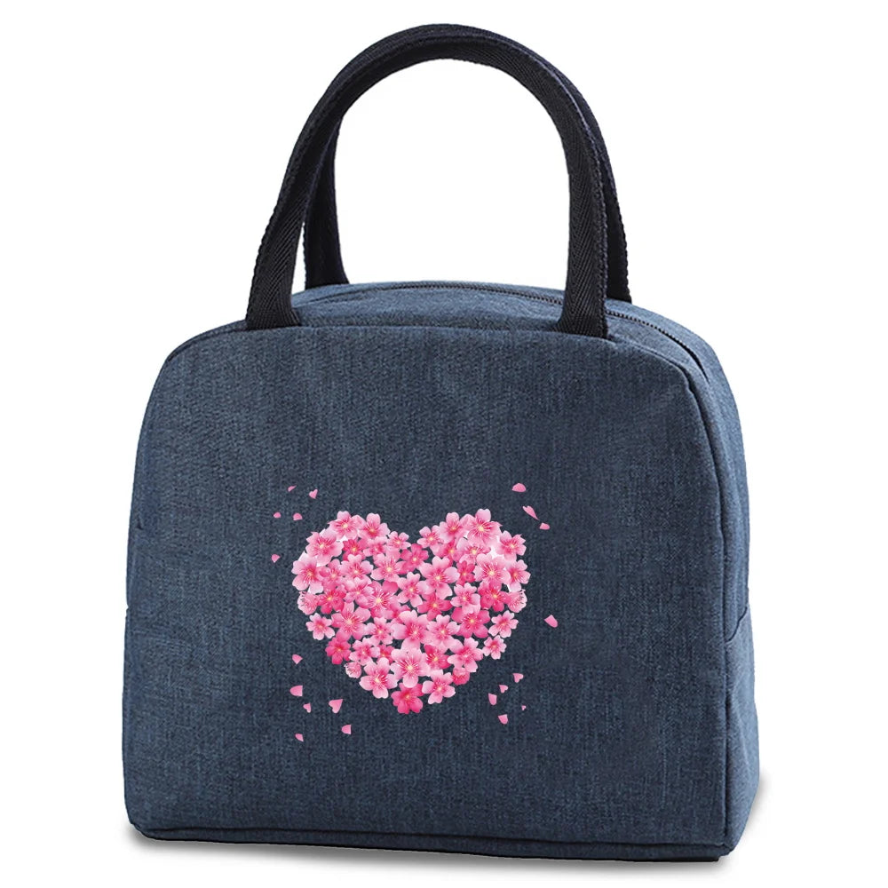 Tejesa Insulated soft cooler Lunch box Bag / Small food cooling Tote Portable Thermal Cold Food Bags For Kids /Travel Dnner Picnic Handbag
