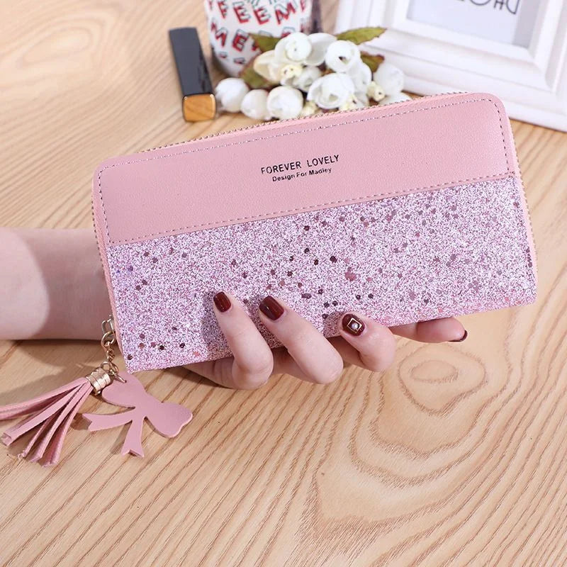 Large Capacity Simple Long Ladies Wallet Multiple Card Slots Fashionable Mobile Phone Bag Coin Purse Urban Style