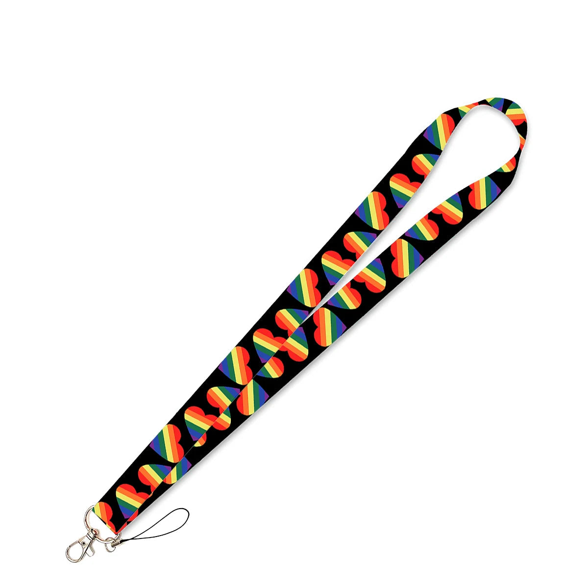 Tejesa 2pcs Beautiful Lanyard Keys Chain Badge Holder ID Credit Card Pass Hang Rope Lariat Mobile Phone Charm Accessories Gifts Wholesale