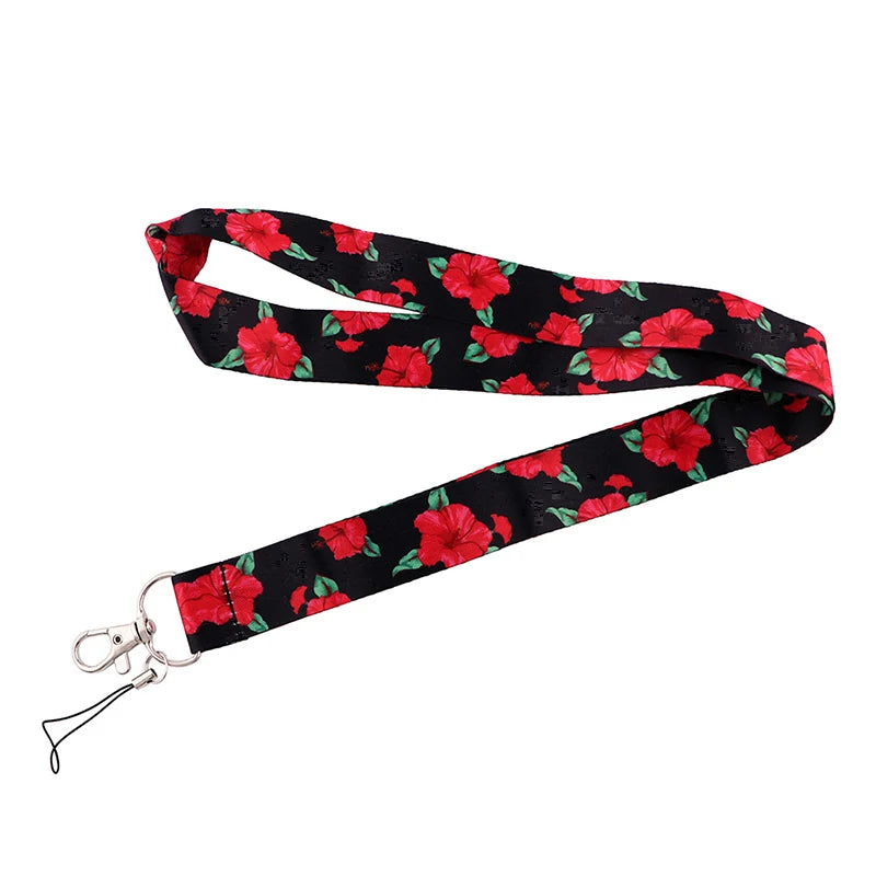 Tejesa Little daisy Lanyard for Key Cute Neck Strap Card ID Badge Holder Key Chain Accessories Wholesale