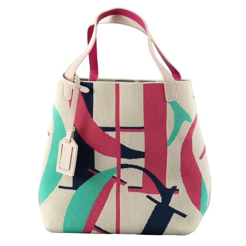 CH Brand Women's Tote Bag Large Capacity Multifunctional Letter Fly Weave Design Autumn Winter New Women's Handbag