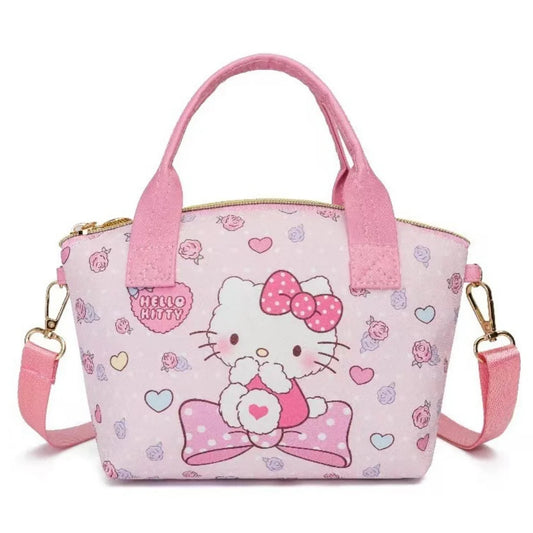 Hemasa   Pink Colour  Tote bag  with kitty Bag  ,Shoulder Bag wallet girls bag