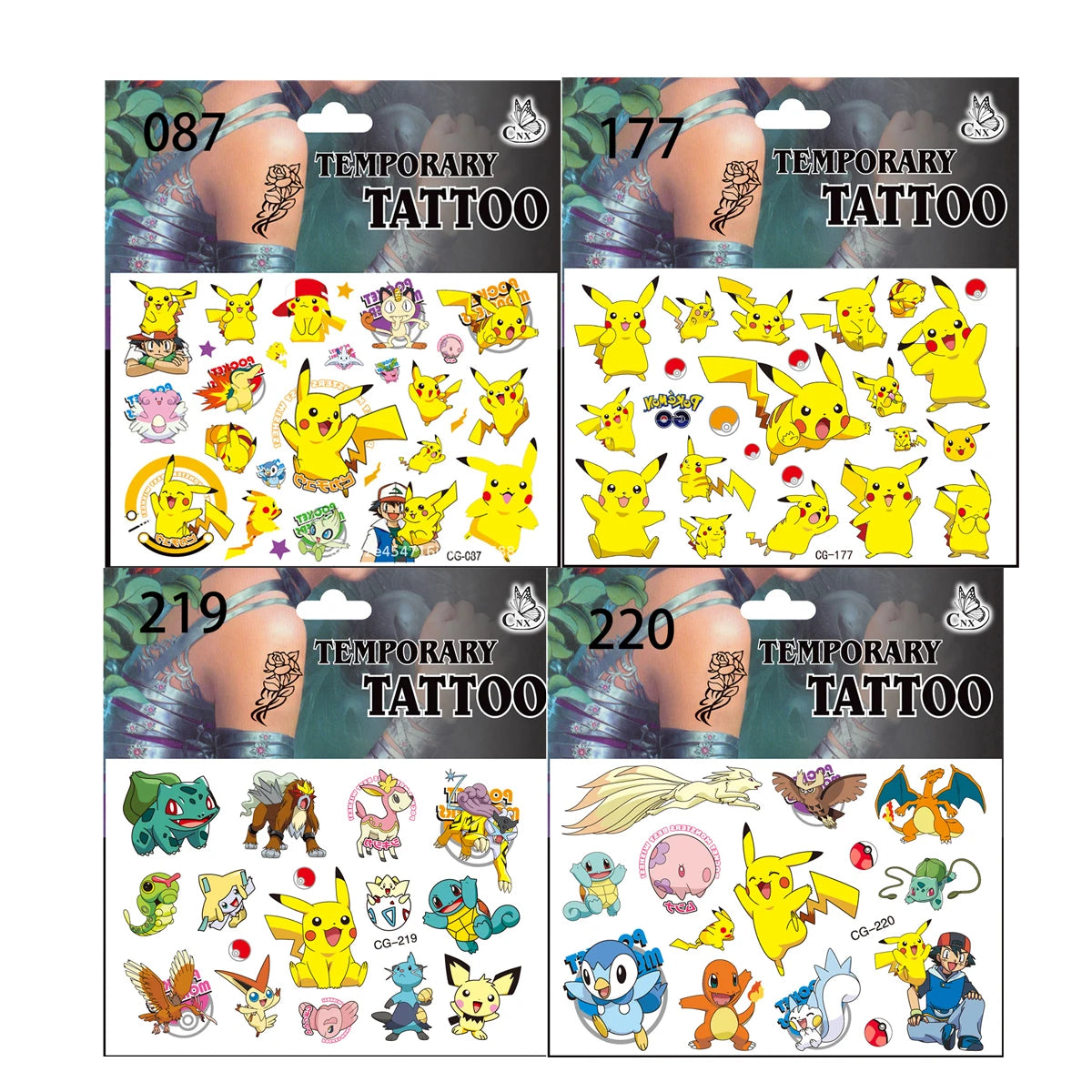 Tejesa Pokemon Pikachu Birthday Party Favors Gifts Slap Bracelets Stamps Tattoos Stickers Kids Goodie Bag Fillers Party Supplies Decora