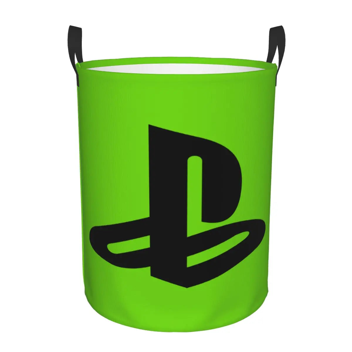 Customized Playstations Buttons Laundry Basket Collapsible Game Gamer Gift Clothes Toy Hamper Storage Bin for Kids Nursery