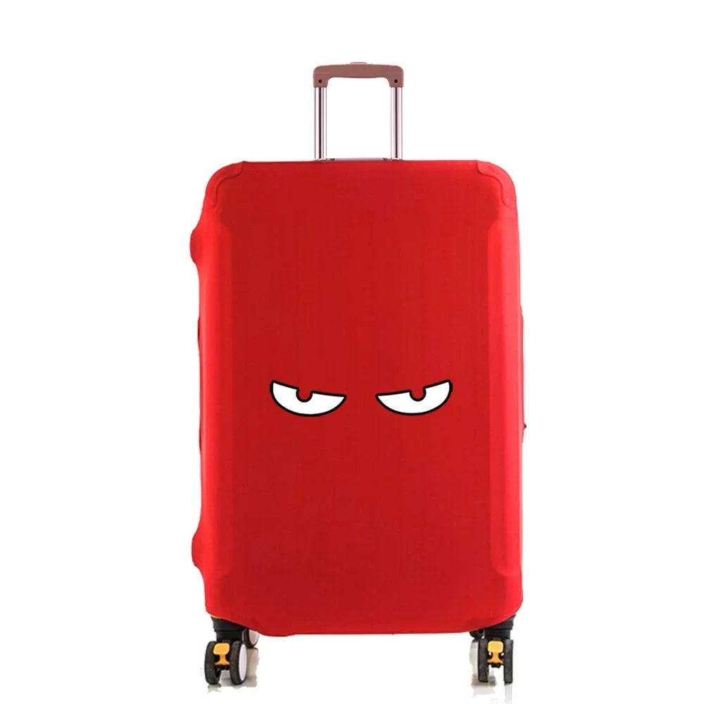 Tejesa Luggage Protective Cover Suitcase Cover Travel Accessories Printing Chest Pattern Dust Elastic Cover Apply for 18-32 Inches