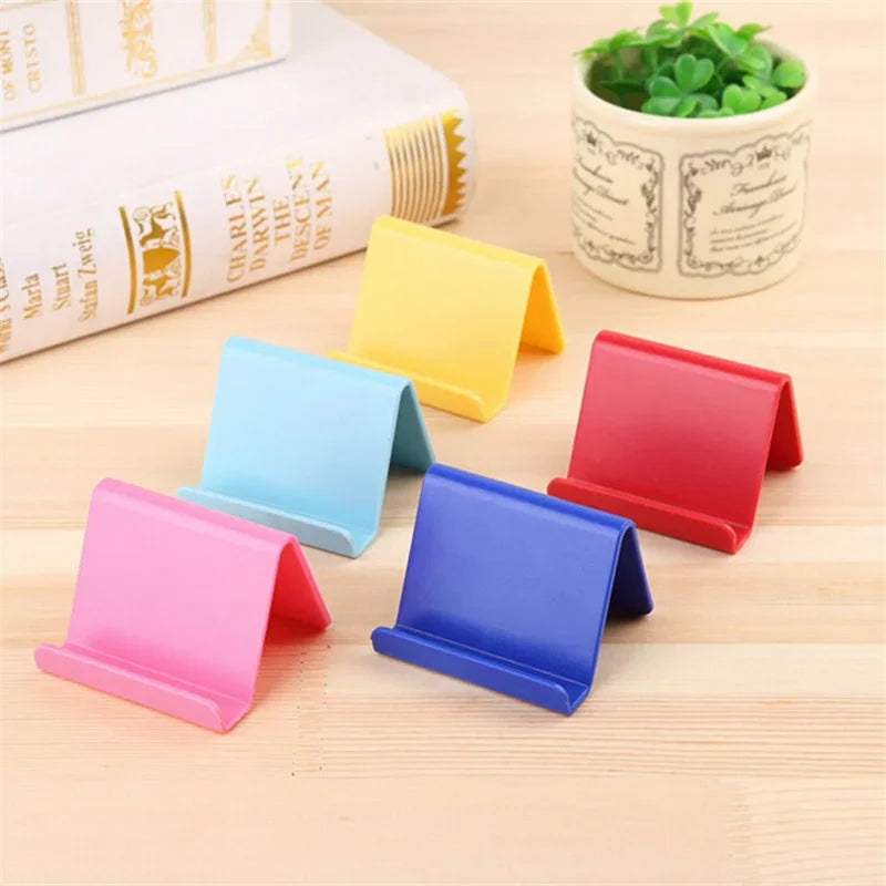 Hemasa 2 PCs Phone Holder Candy Mini Portable Fixed Holder for Kitchen Movable Shelf Organizer Holder