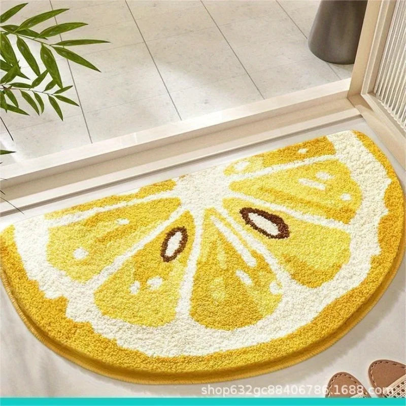 Tejesa Fruit Carpet Special-Shaped Carpet For Live Room  For Bedroom Soft Bedside Rug Waterproof Home Decorati