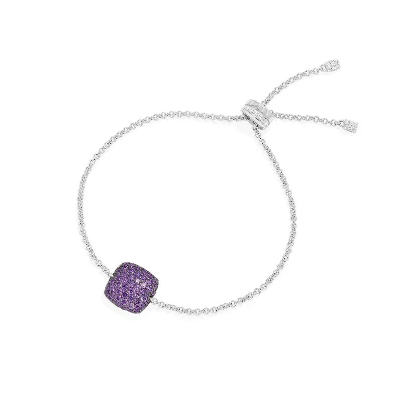 Tejesa 925 Silver December 2023 New Magenta Green Purple Diamond Earrings Necklace Bracelet Ring For Women Luxury Designer Jewelry