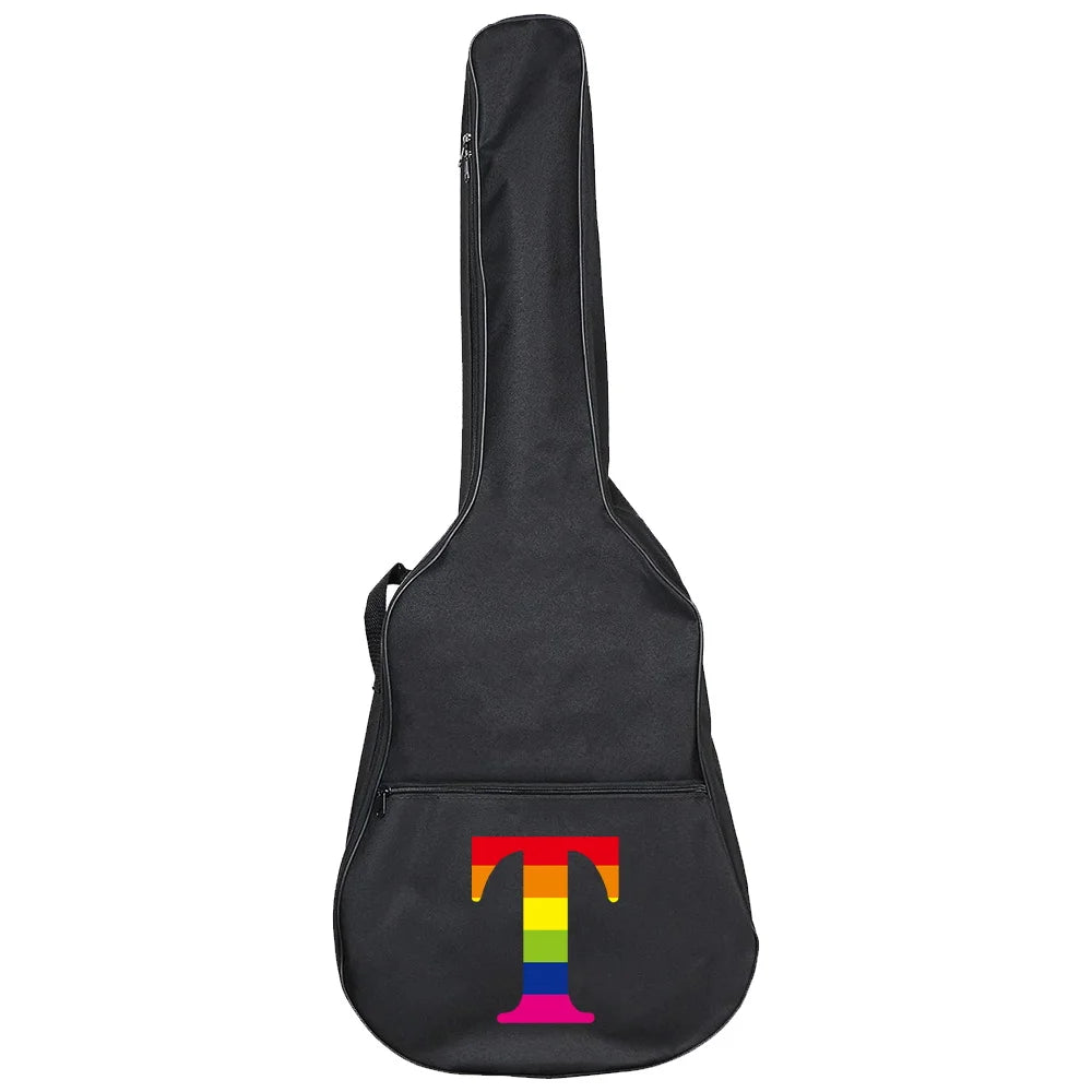 Tejesa Guitar Bag 31-41 Inch Guitar Case Printing Rainbow Series / Guitar Cover /Waterproof Backpack Oxford Fabric